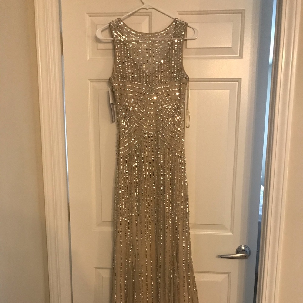 Beautiful Sequined Evening Gown - Picture 1 of 4